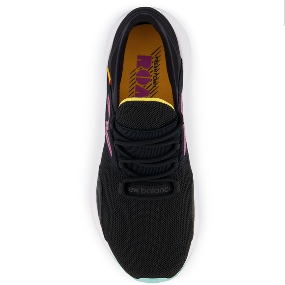 New Balance Fresh Foam ROAV Women's Athletic Running Shoe NIB - Black/Multi - Picture 4 of 5